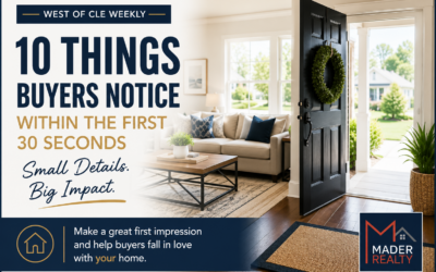 10 Things Buyers Notice Within the First 30 Seconds of Walking Into Your Home